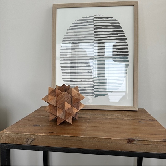 24 Piece Wood Star Puzzle Brain Teaser 6x6x6” - Picture 7 of 7